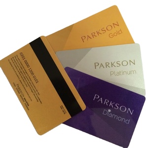 Cartes de visite en PVC de haute qualité, personnalisables, cartes magnétiques, impression sur écran, finitions métalliques en plastique, 85,5x54 mm, épaisseur 0,76 mm - Product Image 1