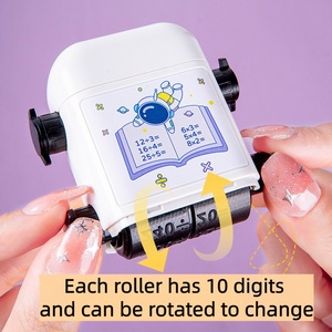 Nhân và chia ngẫu nhiên Câu Hỏi tem cho trong 100 trẻ em giảng dạy con lăn tem - Product Image 4