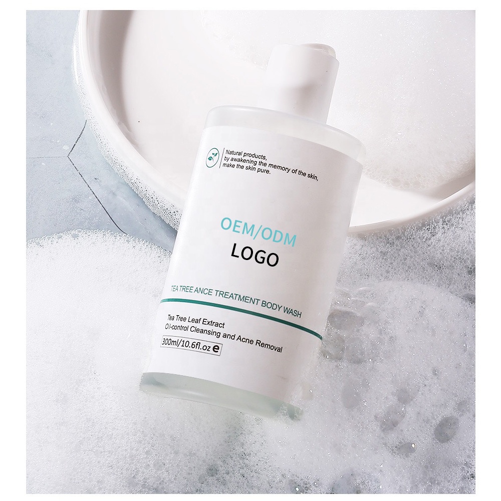 Отбеливающий удаление натуральный органический чай дерево бодываш акне клещи Осветляющий гель для душа