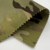 Tissu en nylon tissé Cordura 1000D imprimé camouflage avec revêtement PU, durable pour vêtements tactiques et sacs pour hommes