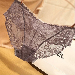 <span class=keywords><strong>Mutandine</strong></span> Sexy in Pizzo Pure Desire per Ragazze, Slip Intimi Romantici a Vita Bassa ad Asciugatura Rapida e Traspiranti per Signore - Product Image 4