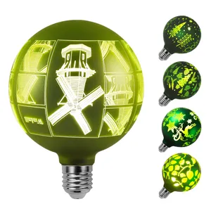カラフルな装飾レーザー塗装ランプB22E26 E27 2400-6000K高ルーメン高品質調光可能ちらつきなし装飾電球