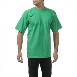 Prix de gros, t-shirt pour homme en coton 100% brodé, coupe classique, manches classiques, écologique, séchage rapide, col rond, 180 GSM - Product Image 2