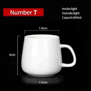 Canecas de Porcelana Brancas Beiges Personalizadas por Atacado, Ecológicas, Duráveis, de Grau Alimentício, Resistentes ao Calor, Personalizadas para Chá e Café - Product Image 6