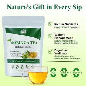 Té Chinaherbs para Adelgazar el Abdomen con Moringa, Té Orgánico con Moringa, Productos Adelgazantes, Pérdida de Peso, Th Minceur - Product Image 2