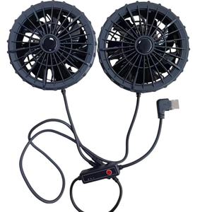 Ciclo de larga vida 5000 horas Ventilador de chaleco de refrigeración sin escobillas 7 aspas <span class=keywords><strong>dentro</strong></span> de la ropa que sopla el viento <span class=keywords><strong>hacia</strong></span> atrás Ventilador axial - Product Image 3