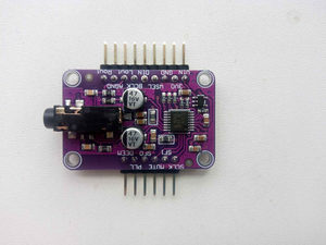 UDA1334A 3.3V - 5V ตัวถอดรหัสสเตอริโอ I2S โมดูล DAC <span class=keywords><strong>1334</strong></span>โมดูลเสียงบอร์ดโมดูล UDA1334A สำหรับ A-rduino - Product Image 2