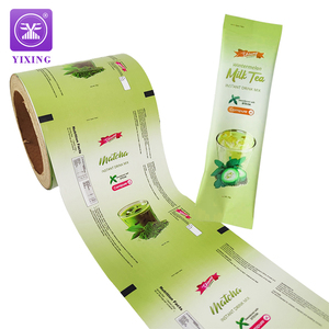 Emballage imprimé OEM, bande adhésive, emballage alimentaire, emballage souple pour aliments, café instantané, thé, lait en poudre, rouleau de <span class=keywords><strong>film</strong></span> plastique souple en PET - Product Image 2
