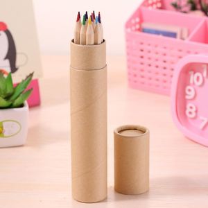 12-color Lead in Wood Color Barrel, Students Drawing Graffiti Environmentally Friendly Non-toxic Color Pencil - Product Image 2