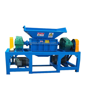 DZJX Large Double-shaft Shredders Are Used in Waste Recycling Stations to <strong>Shred</strong> Plastic and <strong>Rubber</strong> - Product Image 2