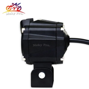 Moky Pro Owl thiết kế ba màu trắng & vàng Red/Blue/RGB Led Xe Máy Sương Mù Ánh Sáng Đèn Pha tại chỗ đèn LED cho xe máy - Product Image 3