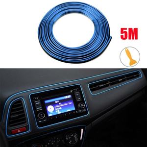 Molduras Interiores Flexibles Universales para Decoración de Automóviles, Tiras Decorativas para Accesorios de Automóviles, Tira Decorativa para Tablero, Adhesivo de Borde de 5 Metros - Product Image 5
