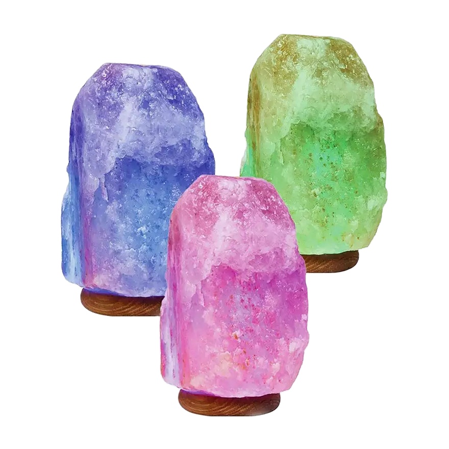 Оптовая продажа, натуральная ароматическая лампа в гималайских скалах, более четкое изображение, изменение цвета, Пакистанская розовая Гималайская Соляная Лампа