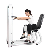 Équipement de fitness GYM, machine d'abduction et d'adduction, machine d'abduction et d'adduction des hanches à charge par broche avec poignée