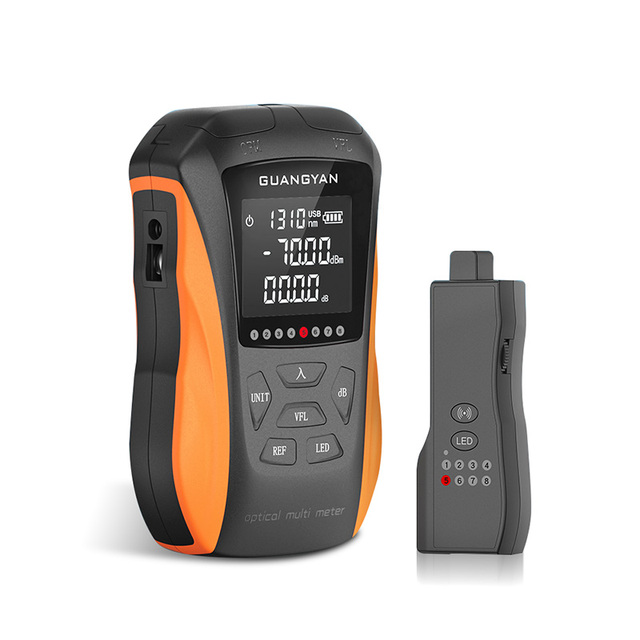 BYXGD Y8 Rechargeable 6 in 1 Multifunction Optical Power Meter High-precision OPM VFL Network Fiber Optic Cable Tester