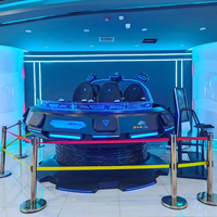 Simulador de Silla VR UFO, Montaña Rusa VR Super 360, Equipo de Juego Giratorio para Parque de Atracciones VR