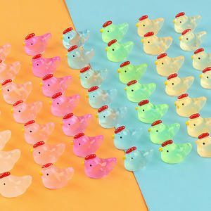 Three-dimensional Cute Tit DIY Dark Glowing Resin Ornament Miniature Hanging Jewelry <b>Acrylic</b> <b>Plastic</b> <b>Lucite</b> <b>Beads</b> Amulet - Product Image 1