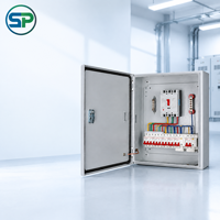 Boîtier de distribution d'énergie personnalisé mural 380V 200A en acier inoxydable 201 basse tension pour projets solaires