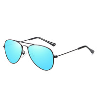 Classique enfants lunettes de soleil polarisées mode enfants pilote lunettes de soleil cadre en métal filles extérieur lunettes UV400