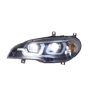 Bmw X5 Headlight Assembly E70 2007 2013 Led Bi Xenon <b>Projector</b> Daytime Running <b>Light</b> Turn Signal Retrofit Upgrade - Product Image 3