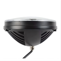 Phare LED rond Wukma Car 7 pouces, faisceau haut/bas, 12V 6000K 3000 Lm, ampoule H4, ajustement universel, neuf
