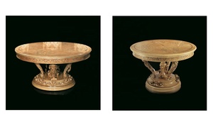 Bàn Ăn Bằng Gỗ Theo Kiểu Châu Âu Theo Kiểu Baroque Cổ 59 Inch Dành Cho 6 Chỗ Ngồi - Product Image 3