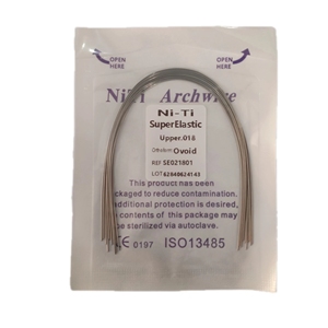 Archwires de <span class=keywords><strong>ortodoncia</strong></span> médica UM Niti alambre redondo 014 Alambre de <span class=keywords><strong>arco</strong></span> súper elástico 10 unids/bolsa Ovoid <span class=keywords><strong>Damon</strong></span> - Product Image 1