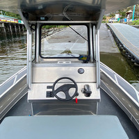 KinOcean 26ft 7.9m certificat CE Barge en aluminium bateau de pêche à vendre