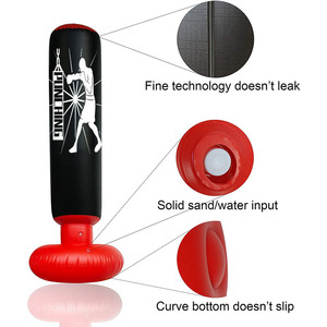 Vente en gros PVC gonflable boxe <span class=keywords><strong>sac</strong></span> <span class=keywords><strong>de</strong></span> boxe <span class=keywords><strong>avec</strong></span> gobelet à base d'eau mannequin jouet pour enfants - Product Image 2