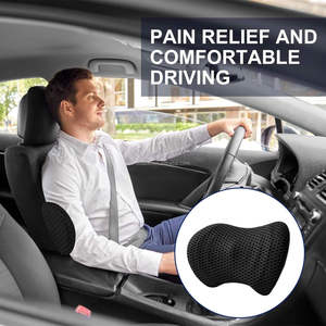 Bantal kursi ortopedi busa memori kursi kantor mobil bantal kursi roda tulang ekor lucu pereda nyeri jala bernapas bantal pinggang - Product Image 5