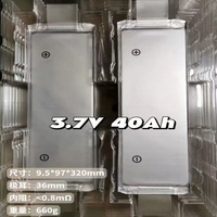 Cellule de batterie au lithium-ion polymère NMC 3,7 V, 40 Ah, 66 Ah, 101 Ah, cellule de batterie au phosphate de fer