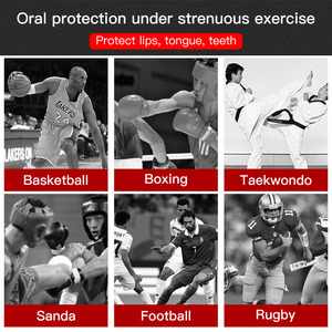 Protector Bucal Deportivo Personalizado y Duradero, Protector Bucal <span class=keywords><strong>de</strong></span> Una Sola Capa para Boxeo, Equipo <span class=keywords><strong>de</strong></span> <span class=keywords><strong>Entrenamiento</strong></span> <span class=keywords><strong>de</strong></span> <span class=keywords><strong>MMA</strong></span> con Protector Dental Suave - Product Image 6