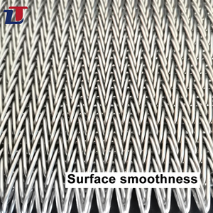 450mm Gıda Sınıfı Paslanmaz Çelik Bileşik Örgülü Tel Örgü Konveyör Bandı - Product Image 4