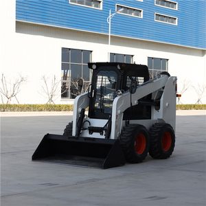 Cargadoras Compactas de Dirección Deslizante con Ruedas JH100, de Alta Maniobrabilidad y Aplicaciones Multifuncionales para Construcción y Agricultura - Product Image 1