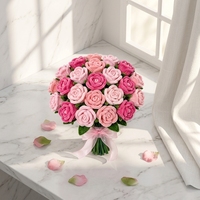Romantische Rozenboeket Creatieve Set 436 Stuks Buigbare Chenille Stengels Pijpenragers voor Valentijnscadeau Huis Bruiloft Feestdecoratie