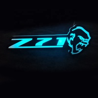 Logo de voiture lumineux à LED, emblème de calandre de voiture, badge de logo avant de voiture, lampe à LED, feux de signalisation de voiture pour véhicule, lumière de logo de voiture