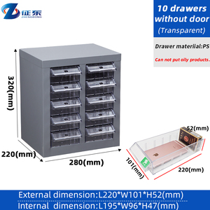 Tủ dụng cụ công nghiệp bằng kim loại nặng, đa năng, có ngăn kéo, tủ đựng bu lông - Product Image 5