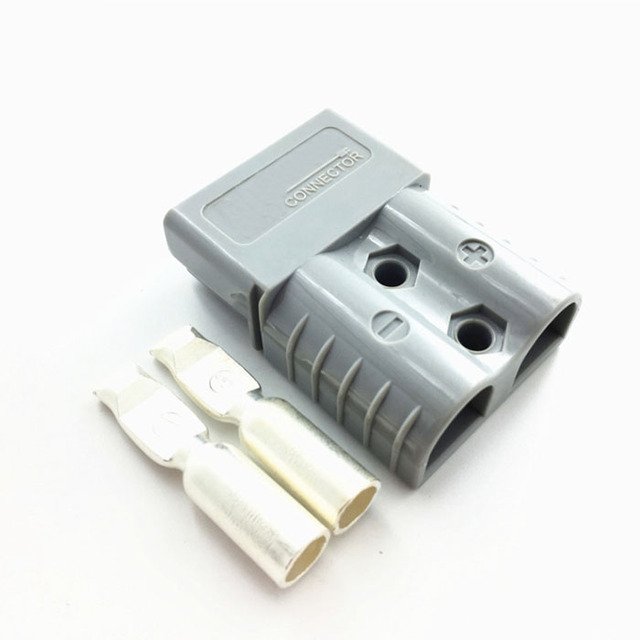 High Quality Two Pole Power Connector Large Current Plug-in Terminal UPS Battery Charging Connector 50A 600V