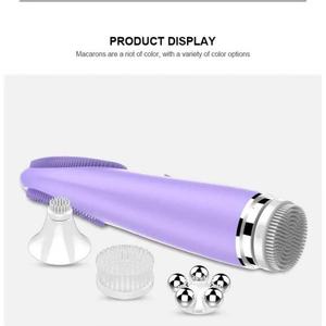 Brosse Nettoyante Électrique Rotative en Silicone pour le Visage, Moteur Cœur, Rechargeable, pour SPA et Massage Facial – Offre Spéciale - Product Image 1