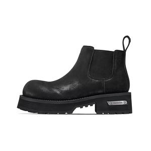 Bottes <span class=keywords><strong>Chelsea</strong></span> classiques de créateur, cuir de qualité supérieure, semelle épaisse, légères, augmentant la taille, décontractées urbaines, extérieures, antidérapantes - Product Image 2