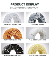 Tuyau composite multicouche PEX-AL-PEX IFAN pour chauffage au sol, isolation thermique en mousse éponge, plomberie plastique