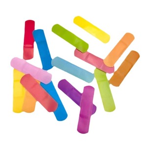 Source factory candy-colored cartoon PE bandages, colored solid color bandages, wound hemostasis, anti-chafing, and OK bandages. - Product Image 5