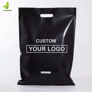 Bolsas de plástico con logotipo personalizado impreso, bolsas de embalaje de compras para boutique, venta al por menor