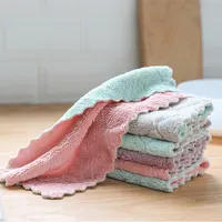 Super Absorberende Keuken Handdoek Zacht Microfiber Poetsdoeken Non-stick Olie Vaatdoek Vodden Voor Keuken Huishouden Schotel Handdoeken
