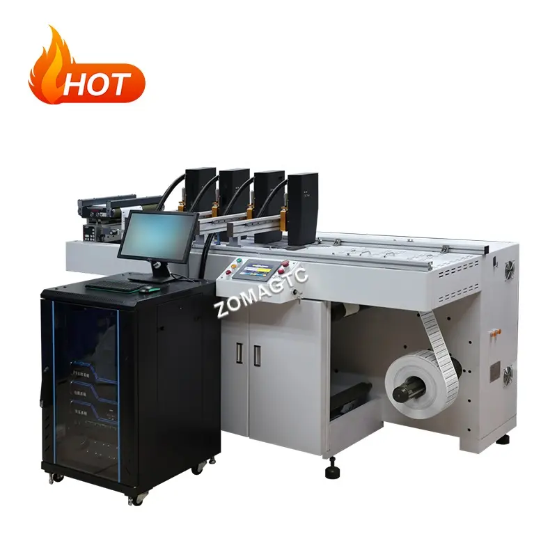 Kundenspezifische automatische Rolle zu Rolle UV-Etikettendrucker-Druckmaschine Klebeband-Folldruckmaschine