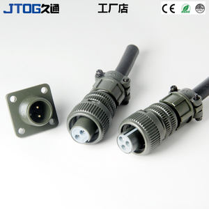 MIL-C-5015 سلسلة الطيران التوصيل MS3106A-10SL-4S MS3102-10SL-4P موضوع للماء حربة موصل - Product Image 2