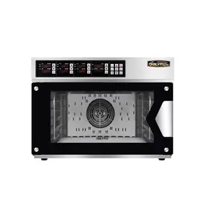 100L 5 Dek Profesional Hot Air Fan Listrik Digital Kue Baking Oven untuk Roti Ayam Adonan Biskuit Pizza