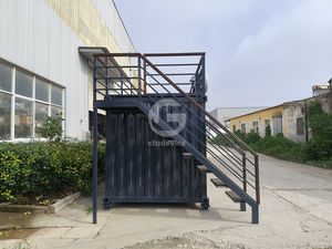 ครัวสำเร็จรูปพร้อมอุปกรณ์ ตู้คอนเทนเนอร์เหล็กสำหรับร้านอาหาร ใช้ได้กับบ้านและวิลล่า - Product Image 6