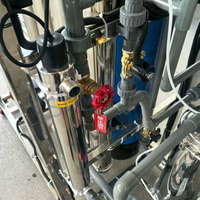 Système de traitement d'eau potable 1000 LPH 2000 LPH avec filtre à sable, filtre à charbon, adoucisseur, prétraitement et membrane RO 4040
