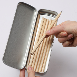 Estuche Metálico Rectangular Pequeño y Resistente con Bisagras, Impresión UV y Logotipo Personalizado para Oficina/Escuela y Calendario - Product Image 4